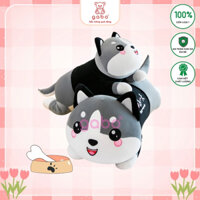 Gấu Bông Mèo Alaska Hàng Cao Cấp, Mèo Alaska Bông Siêu To gối ôm cho bé, dài, hình thú, cute GABO TEDDY BEAR