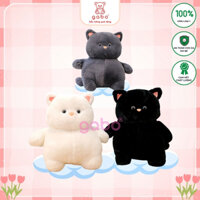 Gấu Bông Mèo Béo Mặt Ngố, Mèo Bụng Bự vô tri mặt thộn Lông Thỏ siu mượt GABO TEDDY BEAR
