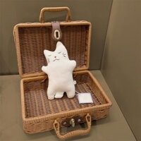 Gấu bông mèo bông màu trắng Nous M