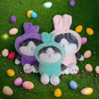 Gấu Bông Mèo Cosplay thỏ cuti