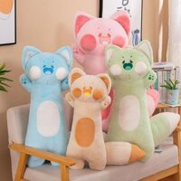 Gấu Bông Mèo Du Du Size 120cm, Gối Ôm Mèo Dễ Thương Tím,Hồng ,Gấu bông du du Mèo dài dễ thương Voi Thú Nhồi Bông