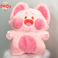 Gấu Bông Mèo DuDu Màu Trắng - Hồng Mềm Mại Dễ Thương Cho Bé Gái Và Bạn Gái 30CM - 50CM