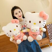 Gấu Bông Mèo Hello Kitty Mẹ Con Xinh Xắn Nhập Khẩu Cao Cấp