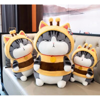 Gấu Bông Mèo Hoàng Thượng -Mèo Cosplay ong Cao cấp