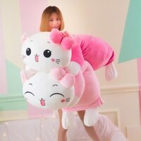 Gấu Bông Mèo Kitty Nằm Gối Ôm Gấu Bông