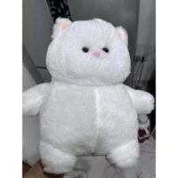 Gấu Bông Mèo Trắng mũm mĩm, Gấu Bông Mèo Trắng dễ thương, Búp bê Mèo Béo làm quà tặng sinh nhật, T5