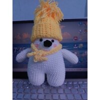 gấu bông mini bằng len handmade quà tặng ý nghĩa