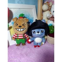 Gấu bông móc khóa cặp kakao friends Noel