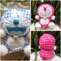 GẤU BÔNG  MON SỌC XANH- SỌC HỒNG - SỌC NÂU SIZE TRUNG 30CM NEW TAG GIẤY