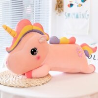 Gấu Bông Ngựa Kì Lân Hồng TINO - Unicorn Đáng Yêu, Kích Thước Đa Dạng