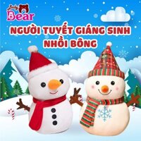 Gấu Bông Người Tuyết Giáng Sinh Noel Cao Cấp Gấu Bông Giáng Sinh