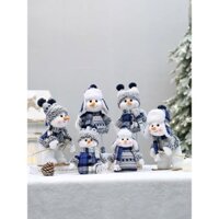 Gấu bông Noel Trượt Tuyết Gấu bông giáng sinh, gấu bông, gấu bông Noel, trang trí Noel, decor Noel