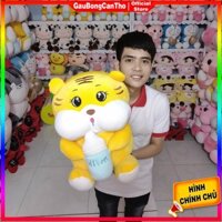 Gấu Bông Ôm Bình Sữa Hình Cọp - Hổ Con Ôm Bình Sữa (Hình Chính Chủ)