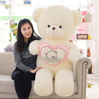 Gấu Bông Ôm Gấu Sang Trọng Đồ Chơi Tình Yêu Gấu Lớn Búp Bê Búp Bê Ôm Trái Tim Gấu Búp Bê Quà Tặng Sinh Nhật Cho Bé Gái