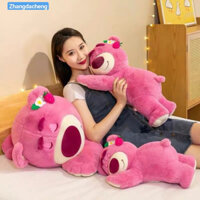 Gấu bông ôm tai dâu Lotso 1 mét và Vịt bông ôm nhồi bông 1,3m