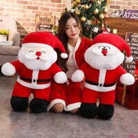 Gấu bông , ÔNG GIÀ NOEL vải nhung hàn quốc an toàn cho bé nhiều kích thước