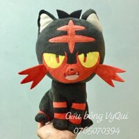 Gấu bông pokemon mèo đen litten