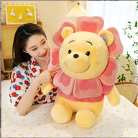 Gấu Bông Pooh Vàng Vòng Hoa Siêu Đáng Yêu [SASHI]