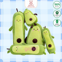 Gấu Bông Quả Bơ Tròn, Quả Bơ Nhồi Bông Ú Nu gối ôm cho bé gối ôm dài cute GABO TEDDY BEAR