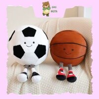 Gấu Bông Quả Bóng Đá, Thú Nhồi Bông Quả Bi-a Trái Banh Cao Cấp Dễ Thương Cho Bé Trai