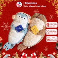 Gấu Bông Rái Cá, Gối Ôm Hải Cẩu Đáng Yêu Dài 70cm, Quà Tặng Dễ Thương, Thú Nhồi Bông Cao Cấp, Chất Liệu Mềm Mịn