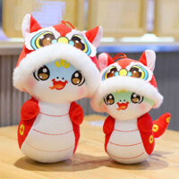 Gấu Bông Rắn Ất Tỵ Dễ Thương 20/25/30cm Kèm Túi Quà Tặng HULI HOME - GB05