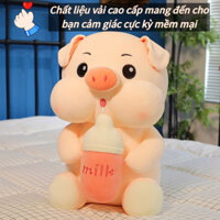 Gấu bông rẻ lợn Giảm stress Đồ Chơi vô tri Mềm Mại Mịn Búp Bê Lớn sang trọng Gối Ngủ 35cm