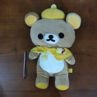 Gấu bông Rilakkuma mũ vàng