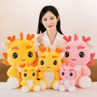 Gấu Bông Rồng 2 Màu Chất Lông Mềm Thú Nhồi Bông Con Rồng Cao Cấp Gấu Bông Hama