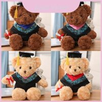 Gấu bông sang trọng chất lượng cao với trang phục tốt nghiệp Quà tặng hoàn hảo cho lễ kỷ niệm