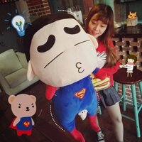Gấu bông shin nón xanh, cosplay siêu anh hùng