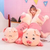 Gấu bông siêu to khổng lồ hình Chó Husky, Mèo mặc áo đen, Cá sấu chúa, khủng long xanh 1m1 đến 1m7 ANVIHOME