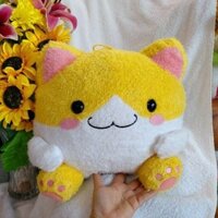 gấu bông sóc nhật màu vàng