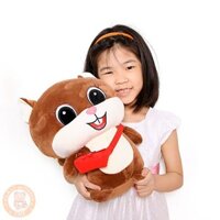 Gấu bông sóc túi nâu cao cấp size 50cm -minmax