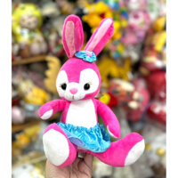 Gấu bông stella tím mặc váy