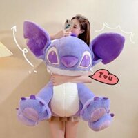 Gấu bông Stitch tím mộng mơ Stick tím hot hit size 35-100cm siêu bự - Stick tím 35cm