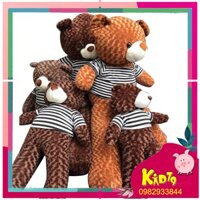 Gấu Bông Teddy 95cm và 1m1 - Gấu Bông To, Gối Ôm Hình Thú Teddy Nâu Bự Khổng Lồ Siêu Đáng Yêu - Giá Xưởng