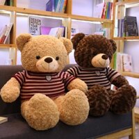 Gấu Bông Teddy Áo Len Sọc Cao Cấp 85cm , Vải Mềm Mịn Nhập Khẩu, Quà tặng đáng yêu MEILI STORE