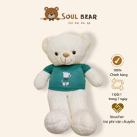 Gấu Bông Teddy Áo Xanh | Gấu Bông Hàng Cao Cấp, Vải Mềm Mịn