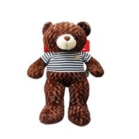 Gấu bông Teddy Cao Cấp khổ vải 1m Cao 80m màu Nâu hàng VNXK- Quà Tặng Yêu Thương