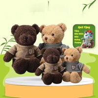 Gấu bông Teddy Head Tales lông xoăn mặc áo len - Woolie