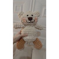 gấu bông teddy len crochetbyQuin