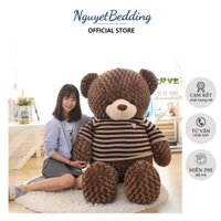 Gấu bông Teddy nhồi bông khổng lồ - nâu đậm