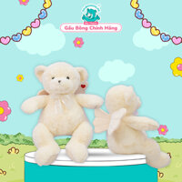 Gấu bông teddy thiên thần trắng đeo nơ Gấu Bông Online thú nhồi bông teddy cánh thiên thần cao cấp