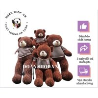 Gấu Bông Teddy - Thú Nhồi Bông Teddy Siêu To Màu Nâu Vàng_ size 80 cm-1m4 _ Gấu Bông