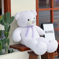 GẤU BÔNG TEDDY VIOLET PEONY 1M2 CAO CẤP BUNKI