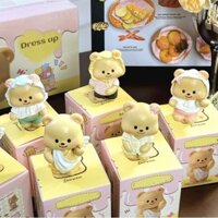 Gấu bông thay đồ, gấu sữa ngoại vi, đồ trang trí dễ thương cho máy tính, quà tặng cho bé gái UVX3