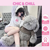 Gấu bông thỏ bunny 120cm thỏ tai dài hàng cao cấp , thú nhồi bông con thỏ siêu to khổng lồ.