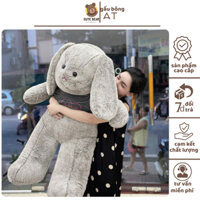 Gấu Bông Thỏ Bunny Thỏ Tai Dài Lông Thỏ Mềm Quà Tặng Cao Cấp màu xám, hồng size to giá rẻ -xưởng gấu AT