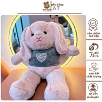 Gấu Bông Thỏ Bunny Thỏ Tai Dài Lông Thỏ Mềm Quà Tặng Cao Cấp màu xám, hồng size to giá rẻ